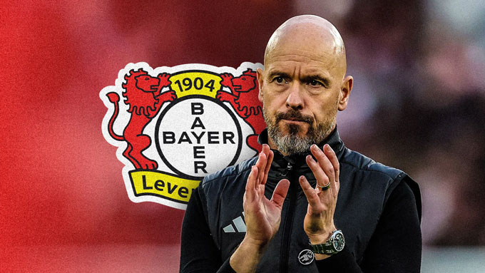 HLV Ten Hag được Bayer Leverkusen nhắm đến
